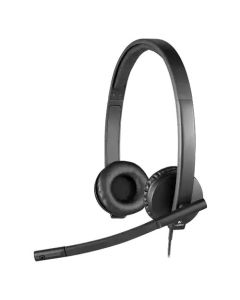 LOGITECH Corded USB Headset H570E with Leatherette Pad
