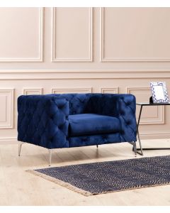 ATELIER DEL SOFA Fotelja Como, tamnoplava - 569HLN1127