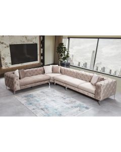 ATELIER DEL SOFA Ugaona garnitura Como, leva, bež - 569HLN1305