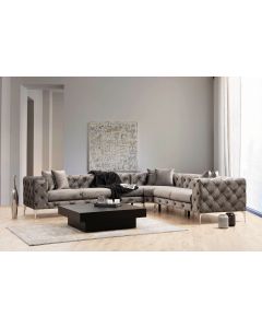 ATELIER DEL SOFA Ugaona garnitura Como, desna, antracit - 569HLN1312