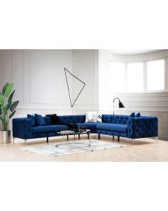 ATELIER DEL SOFA Ugaona garnitura Como, desna, tamnoplava