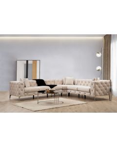 ATELIER DEL SOFA Ugaona garnitura Como, desna, krem
