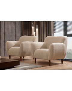 ATELIER DEL SOFA Fotelja Napoli, krem