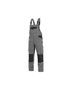 CANIS Radne pantalone sa tregerima CXS Strech, siva/crna - 62939-152