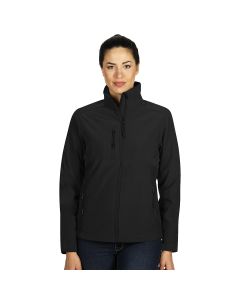 Ženska softshell jakna SKIPPER – 8.000 mm, ženski kroj, 430 g, OEKO-TEX, crna – veličina M