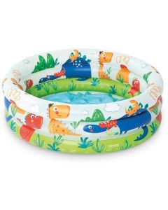 INTEX Bazen pvc dino buddies 3-ring baby pool - 57106NP