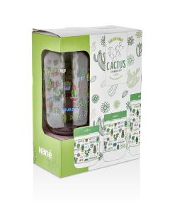 HANE Tegle sa poklopcem decor cactus set 3/1 - 330150