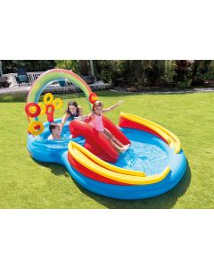 INTEX Bazen zabavni park RAINBOW 297 x 193 x 135 cm, 57453NP - 57453NP