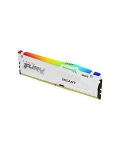 KINGSTON DDR5 16GB 5600MHz CL40 DIMM [FURY Beast] White RGB XMP