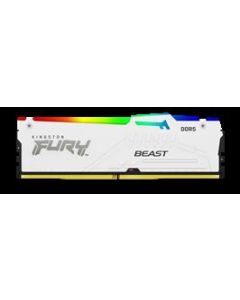 KINGSTON DDR5 32GB (2x16GB) 5600MHz CL40 DIMM [FURY Beast] White RGB XMP