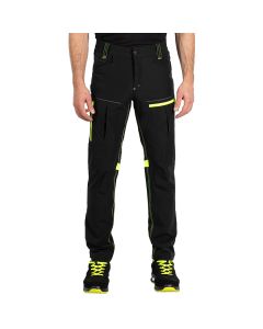 Letnje radne pantalone PANTHER PANTS S – lagani 4-way stretch 140 g/m², YKK, neon žute – veličina 58