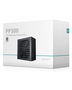 DEEPCOOL PF500 Napajanje 80PLUS 500W 1x 20+4pin, 2x 4pin, 1x PCI-E(6+2)x2, 1x EPS 8pin(4+4), 120mm - 45656