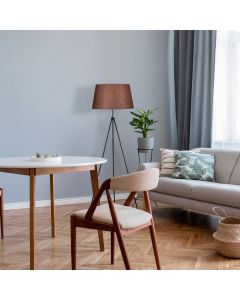 OPVIQ Podna lampa Tripod 4053, crna/braon