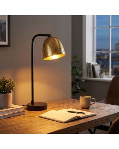 OPVIQ Stona lampa Tattoo 5031, zlatna/crna