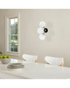 OPVIQ Zidna lampa Gondol 3021, crna/bela