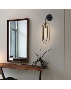 OPVIQ Zidna lampa Cerco 3151, crna/zlatna