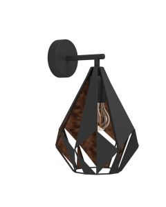 EGLO Zidna lampa Carlton 1 E27 60W - 49992