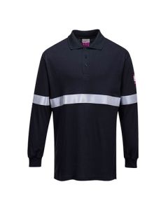 PORTWEST Polo majica sa reflektujućom trakom FR03 - vatrootporna antistatik, plava - 58603M