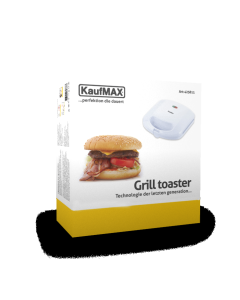 KAUFMAX Toster za sendviče beli - 425811