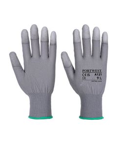 PORTWEST Rukavice A121 sa PU premazom na prstima, bela - 62337-1XL