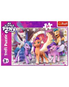 TREFL Puzzle A happy day of Ponies - 24 dela - 103217-T14355