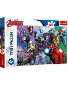 TREFL Puzzle Uvek spremni heroji, Marvel - 160 delova - 103420-T15424