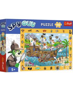 TREFL Puzzle Spy guy ship - 100 delova - 103343-T15594