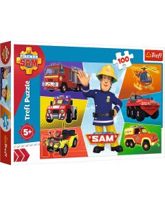 TREFL Puzzle Semova vozila - 100 delova - 103336-T16354