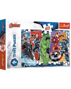 TREFL Puzzle The Avengers Invincible - 60 delova - 103108-T17357