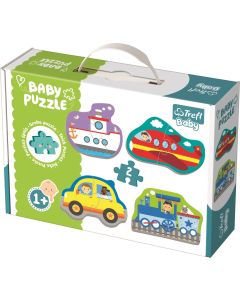 TREFL Puzzle 4u1 Baby transport vehicles 36075 - 2 dela - 102613-T36075