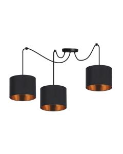 Candi Lux Viseća Lampa Crna 3 3x40W E27 - 15107-1