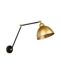 Truck Zidna Lampa Crno Zlatna 1x40W E27 - 15151-1