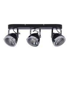 Crazy Plafonska Lampa Crna  3x15W GU10 - 15122