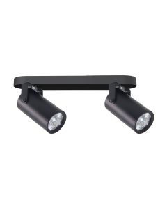 Gary Zidna Lampa Crna 2x15W GU10 - 15109-1-1