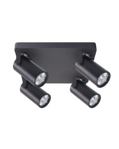 Gary Zidna Lampa Crna 4x15W GU10 - 15111-1-1-1