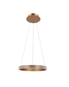 Hashim Visilica 40cm Zlatna 22W LED Prozirni Kristali - 15022-1