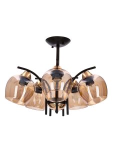 Merra Luster Crni 5x40W E27 - 15009-1