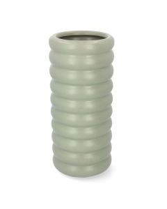 DEKOR DOM Vaza 12.5x27.5cm Mons, zelena - 039104