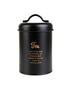 DEKOR DOM Posuda za čaj ESCILLE 14x10 cm - Black - HML - 041896