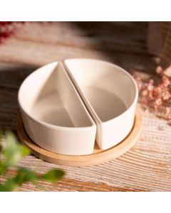 DEKOR DOM Poslužavnik FINCAN 20x7 - White - HML