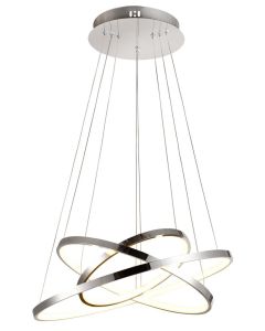 Lune Visilica Trostruki 60W LED 4000K Hrom - 15017-1