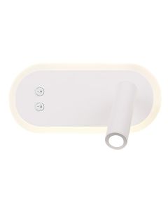Miracle Zidna Lampa Bela 6W+3W 4000K LED - 15137-1