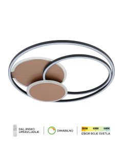 FORMA LED plafonska lampa 36W 3000K,4000K,6400K F2102-36C BK+RG