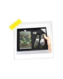 MOJA KNJIŽARA SET MUŠKI OP24454 čuturica viljuška kašika WY - 5949-1