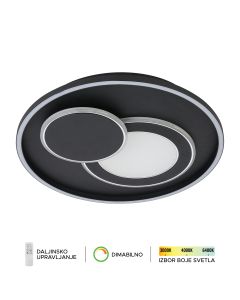 FORMA LED plafonska lampa 24W 3000K,4000K,6400K F2106-24C BK