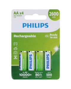 PHILIPS Baterija AA NiMH 1.2V 2600mAh (1/4) - 59520