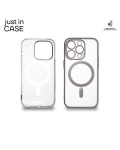 JUST IN CASE 2u1 Extra case MAG MIX paket srebrni za iPhone 14 Pro - MAG110SL
