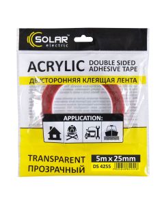 STORM Dvoslojna traka 25x2000mm providna - 5APTDS4255
