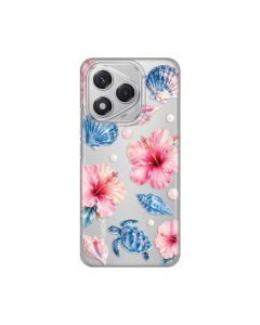 Maska za Honor 400 Lite Hibiscus Sea Silikonska Print Skin