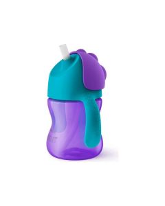 AVENT Magična šolja sa slamkom 200ml 9m+  1912 - Pink - SCF796-02